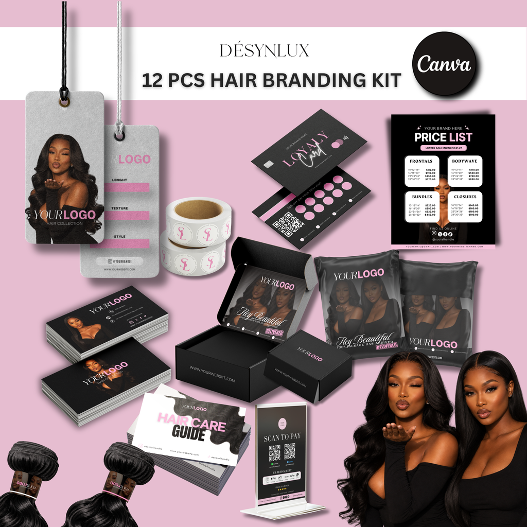 Hair Business Branding Kit (SHELUXE)