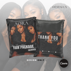 Wig Polymailer Template - AORA