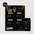Nail Tech Price List Template - B&G
