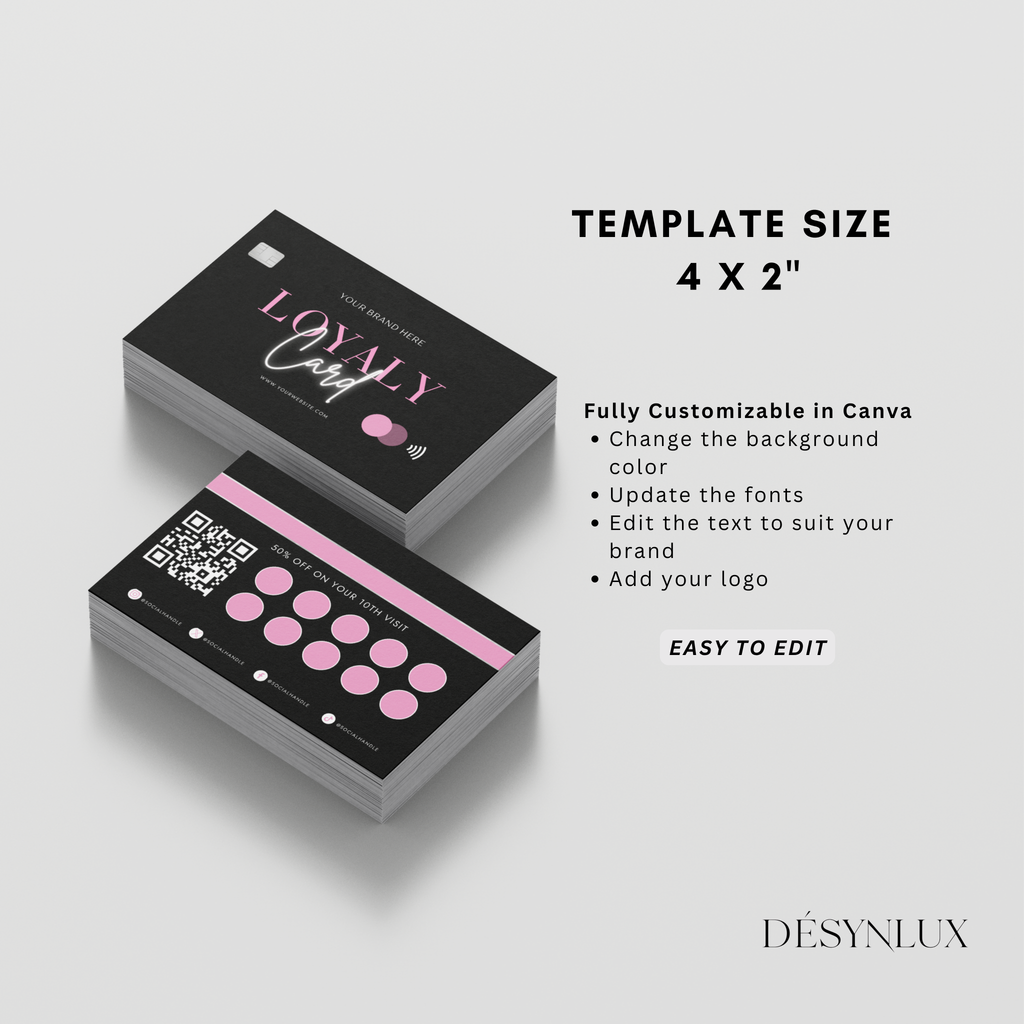 Loyalty Card Template - SHELUXE