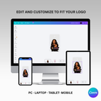 Hair Tag Template - SHELUXE