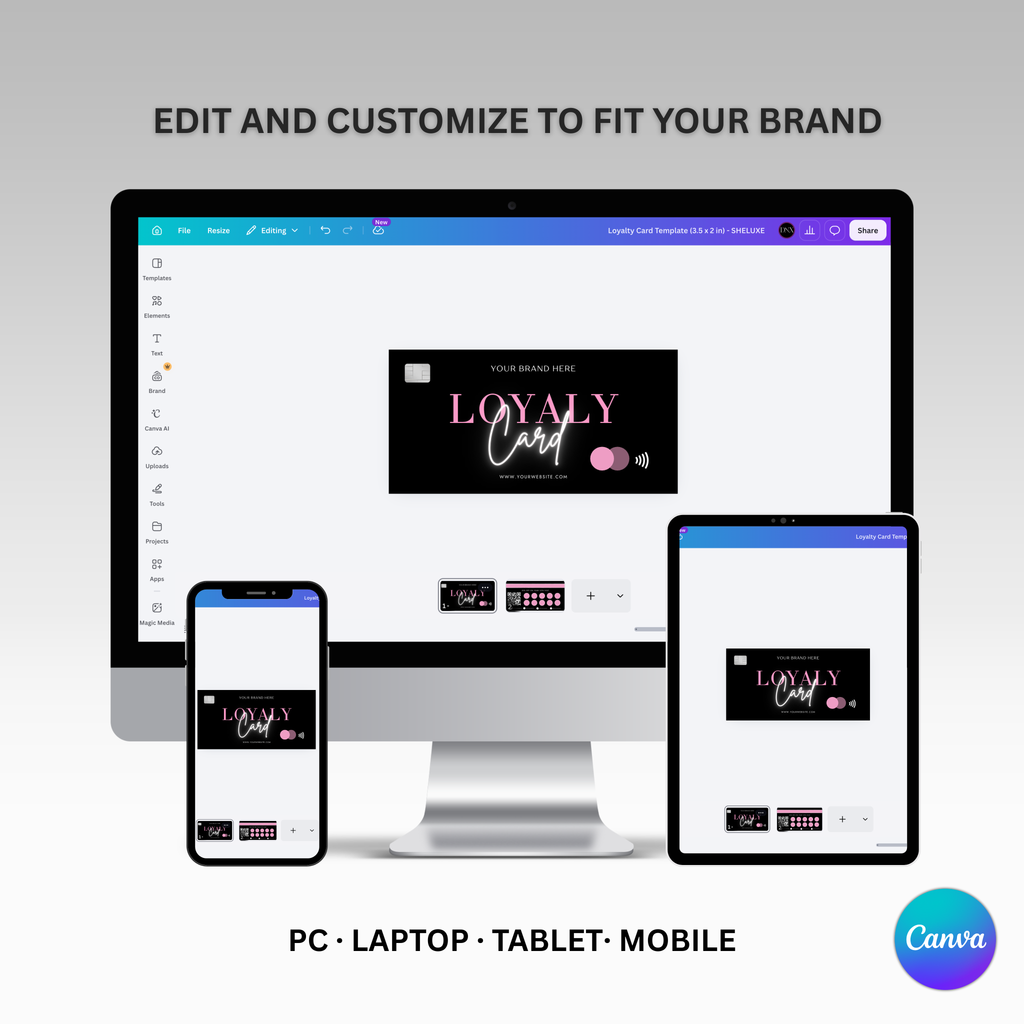 Loyalty Card Template - SHELUXE