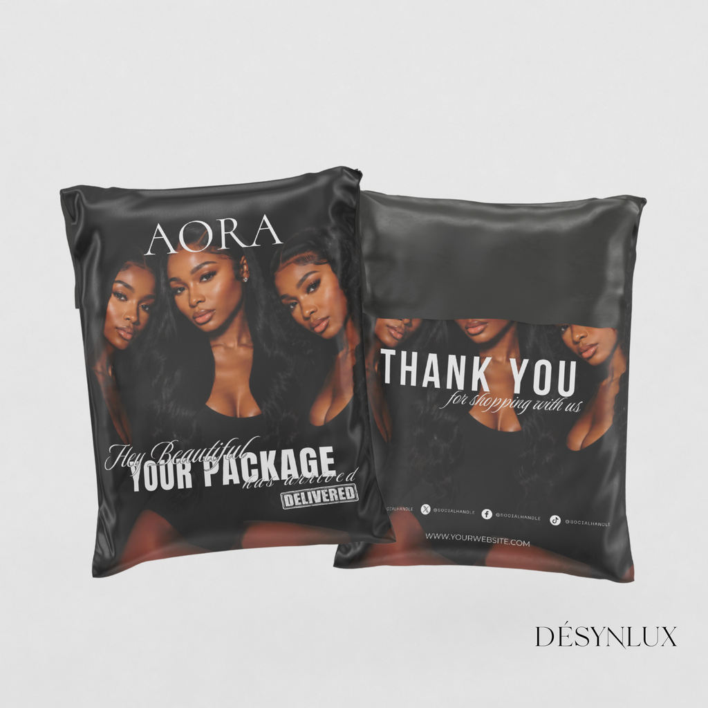 Wig Polymailer Template - AORA