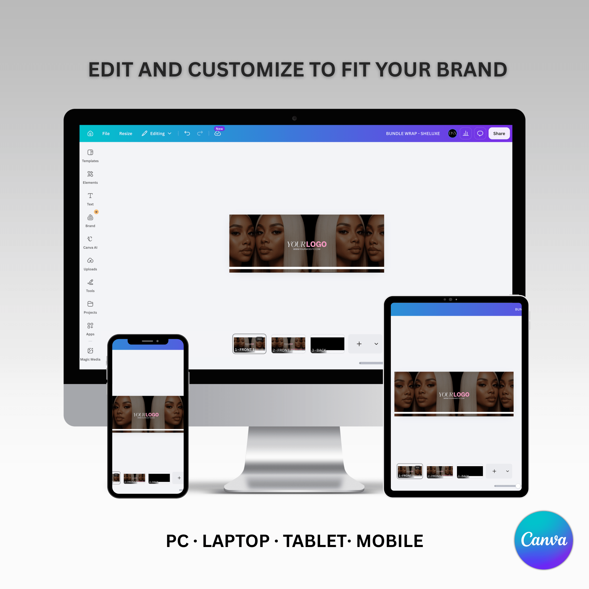 Bundle Wrap Template - SHELUXE - DÉSYNLUX