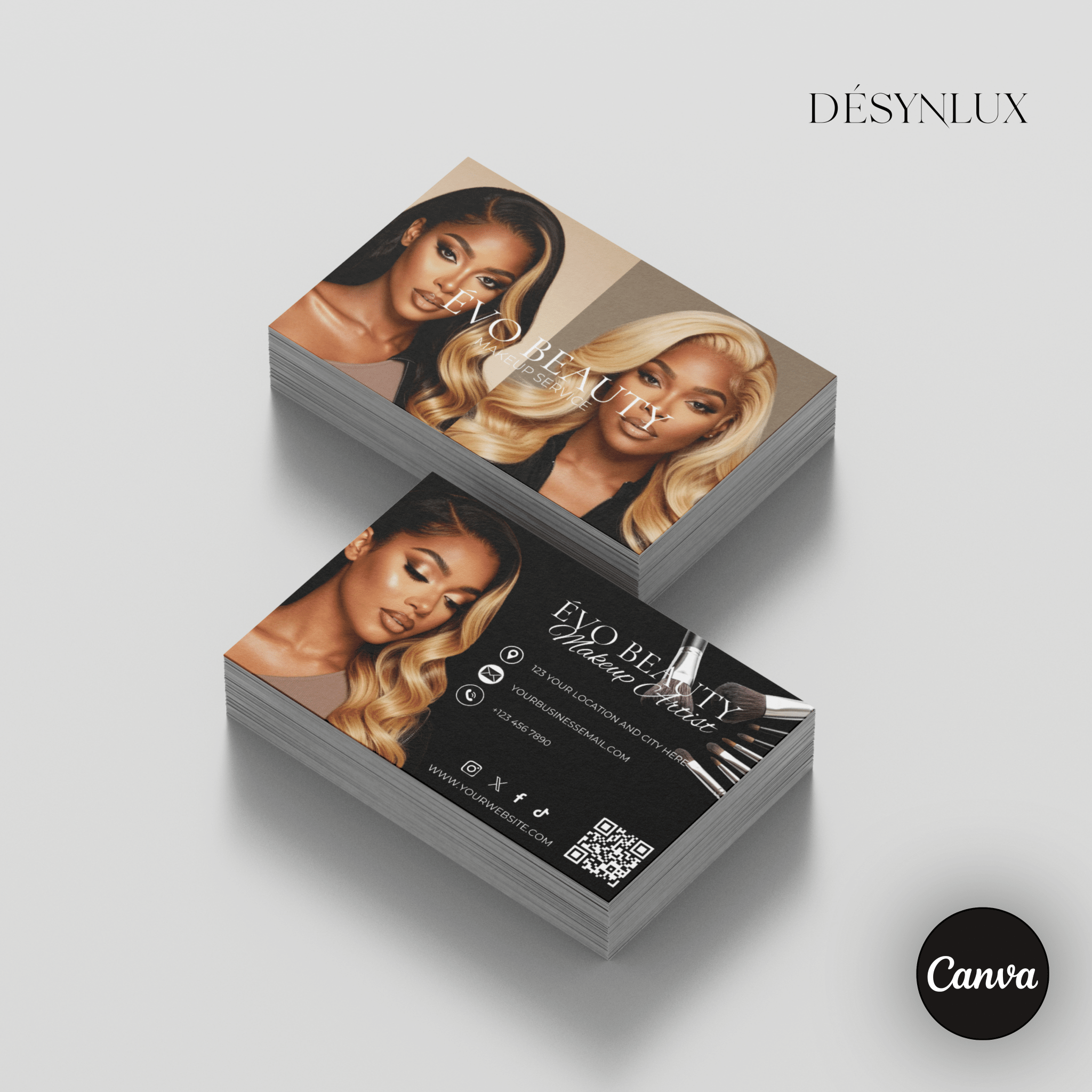 Business Card Template - EVO - DÉSYNLUX