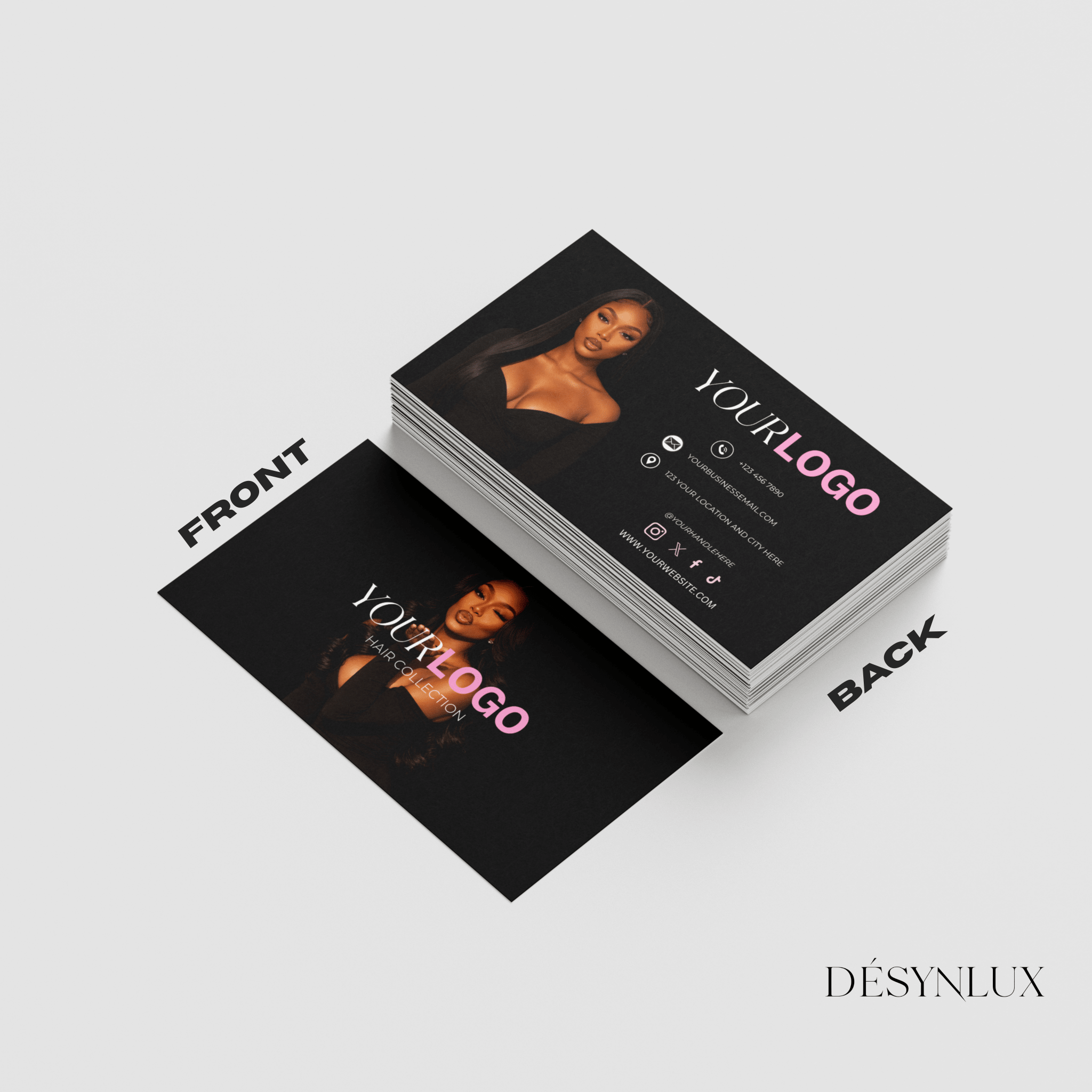 Business Card Template - SHELUXE - DÉSYNLUX
