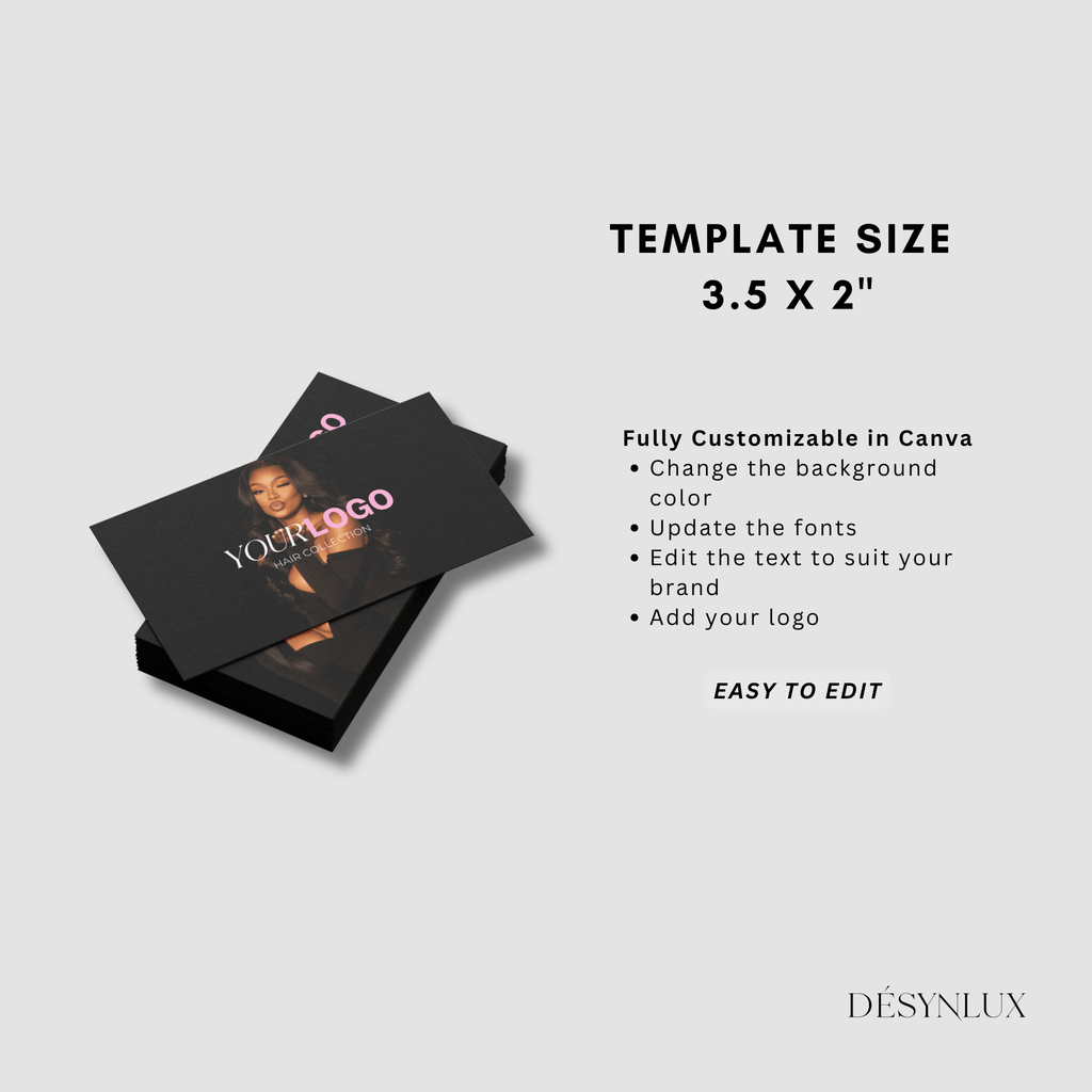 Business Card Template - SHELUXE - DÉSYNLUX