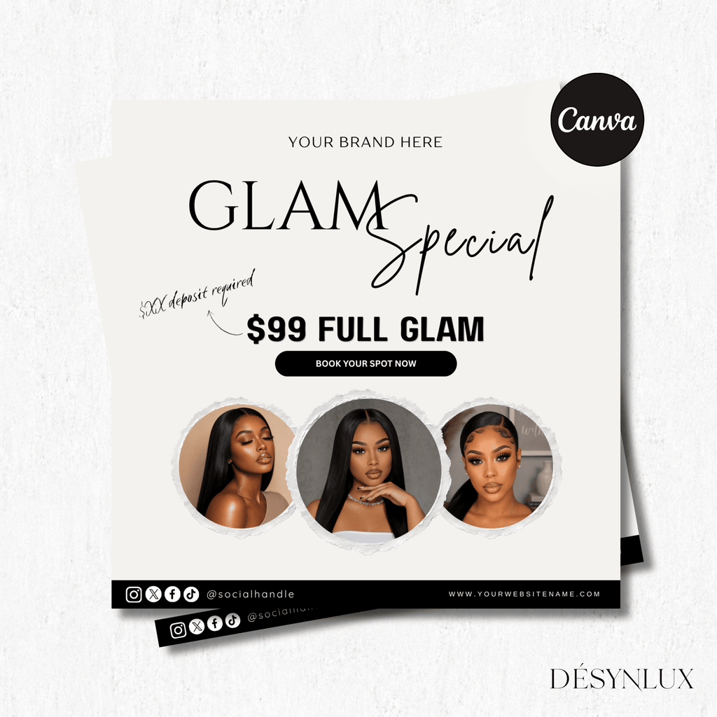 Glam Special Flyer - DÉSYNLUX