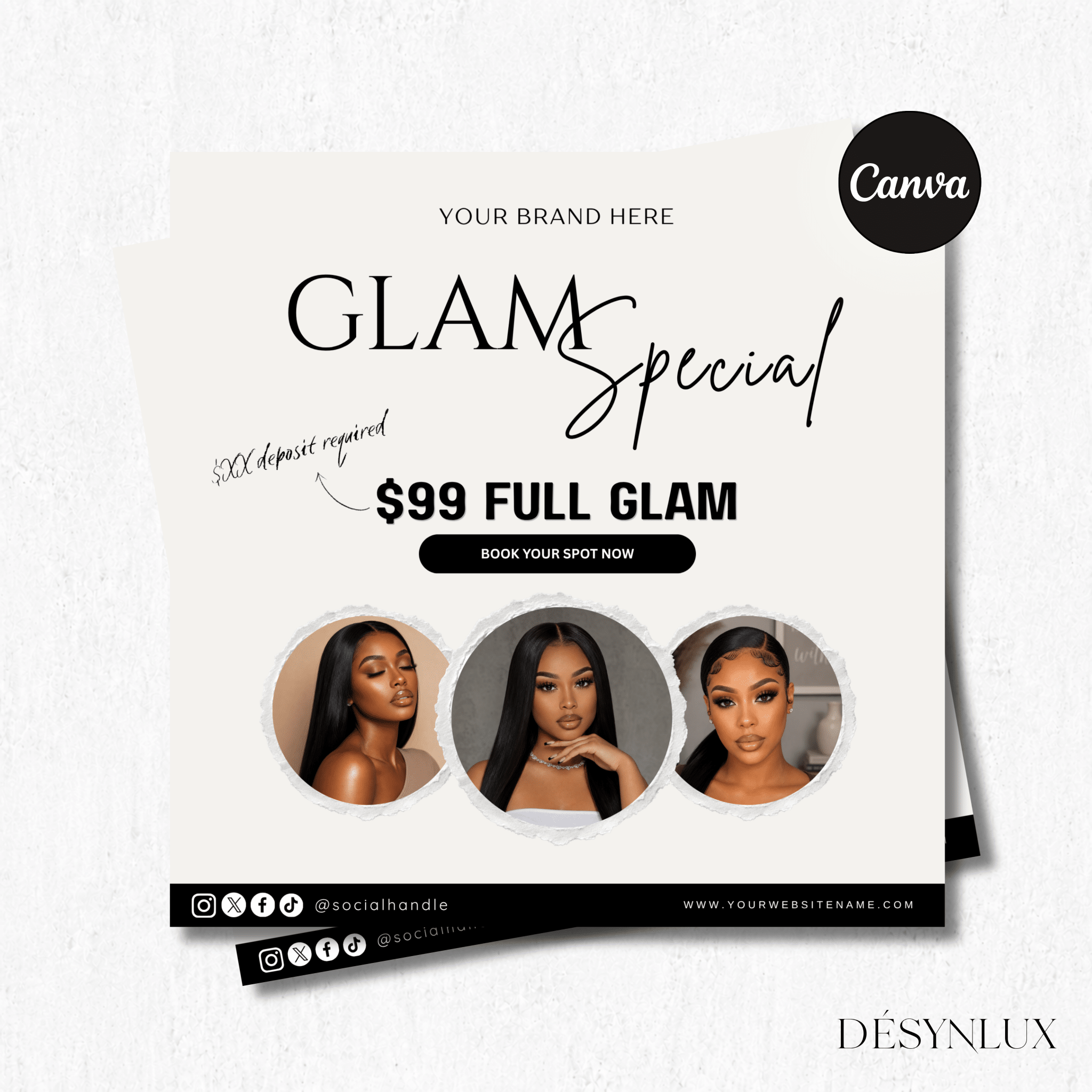 Glam Special Flyer - DÉSYNLUX