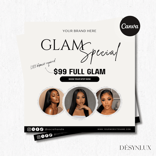 Glam Special Flyer - DÉSYNLUX