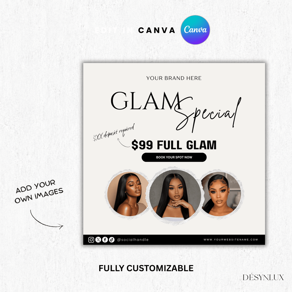 Glam Special Flyer - DÉSYNLUX