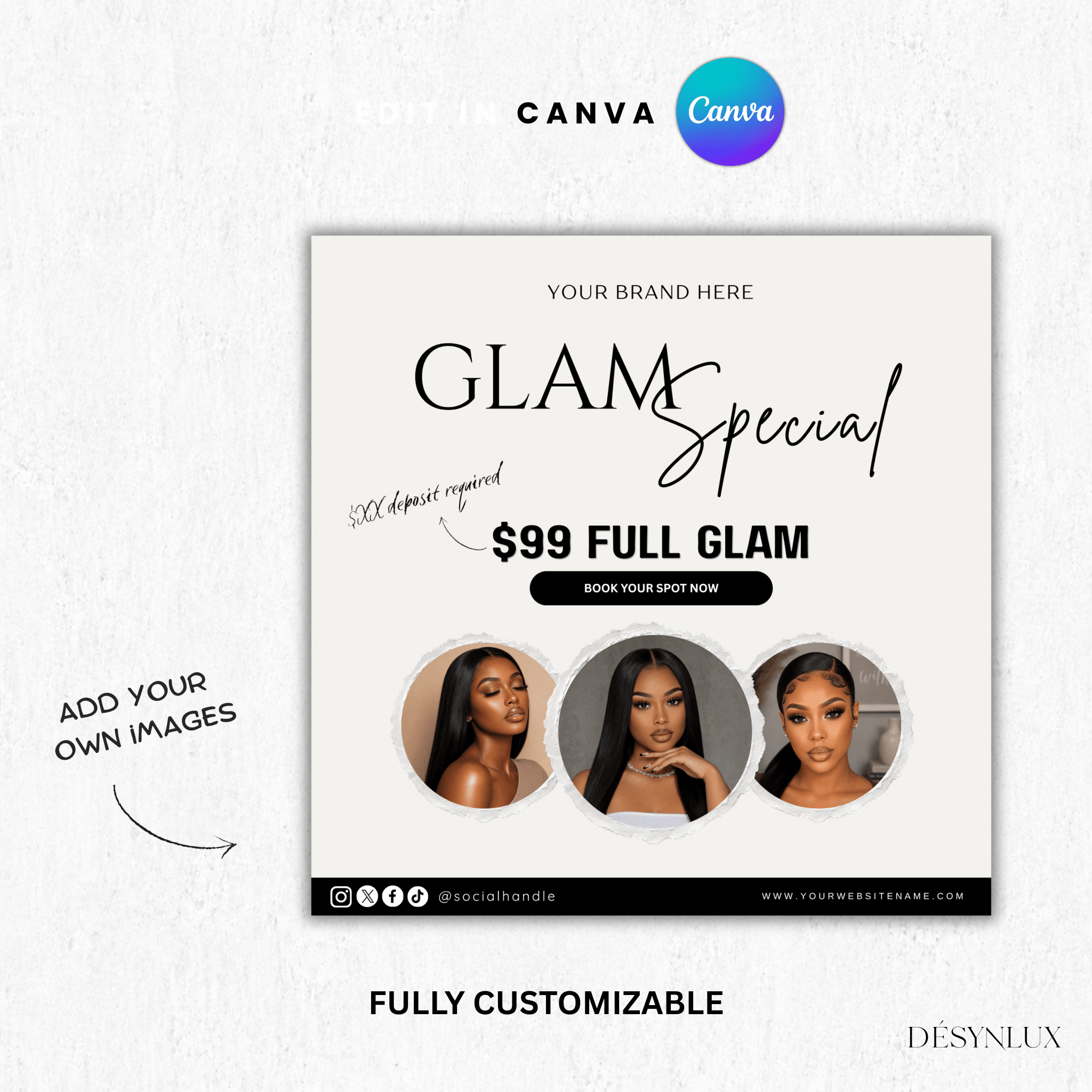 Glam Special Flyer - DÉSYNLUX