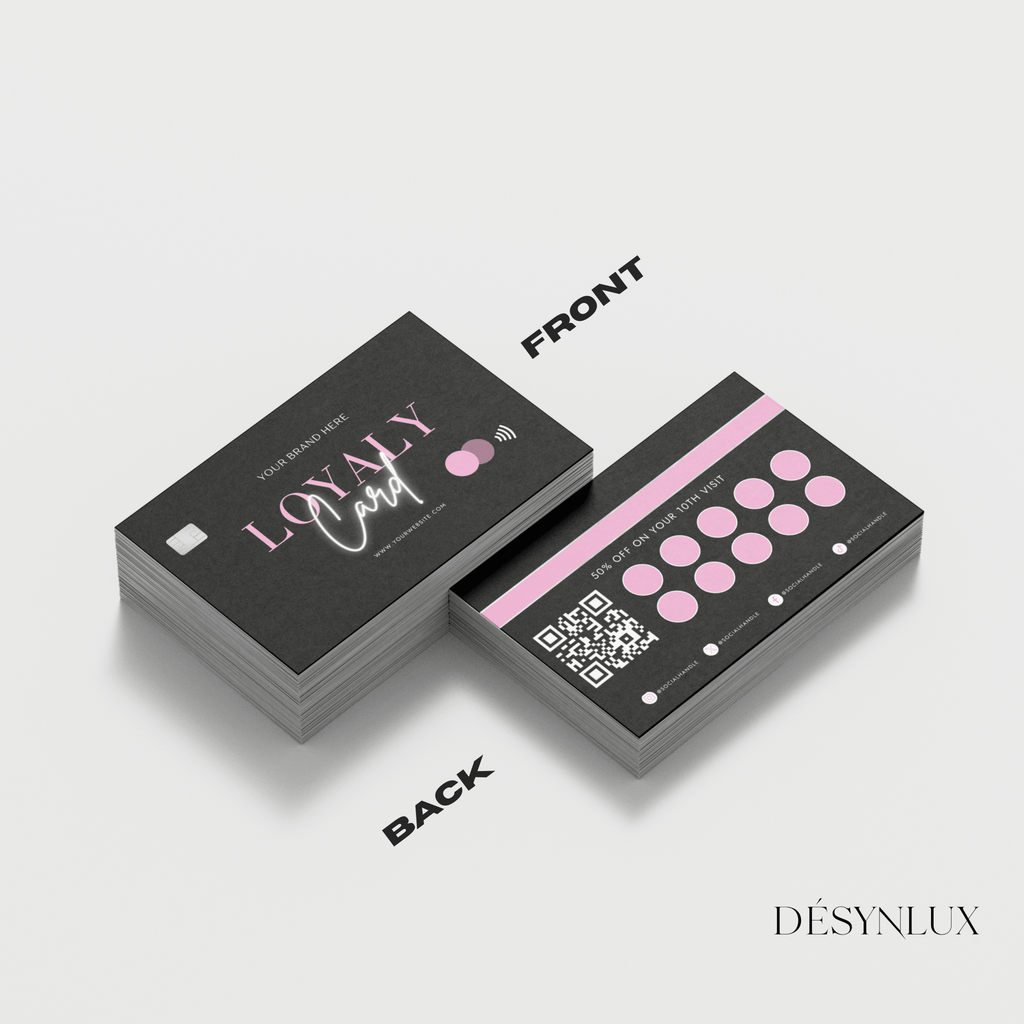 Loyalty Card Template - SHELUXE - DÉSYNLUX