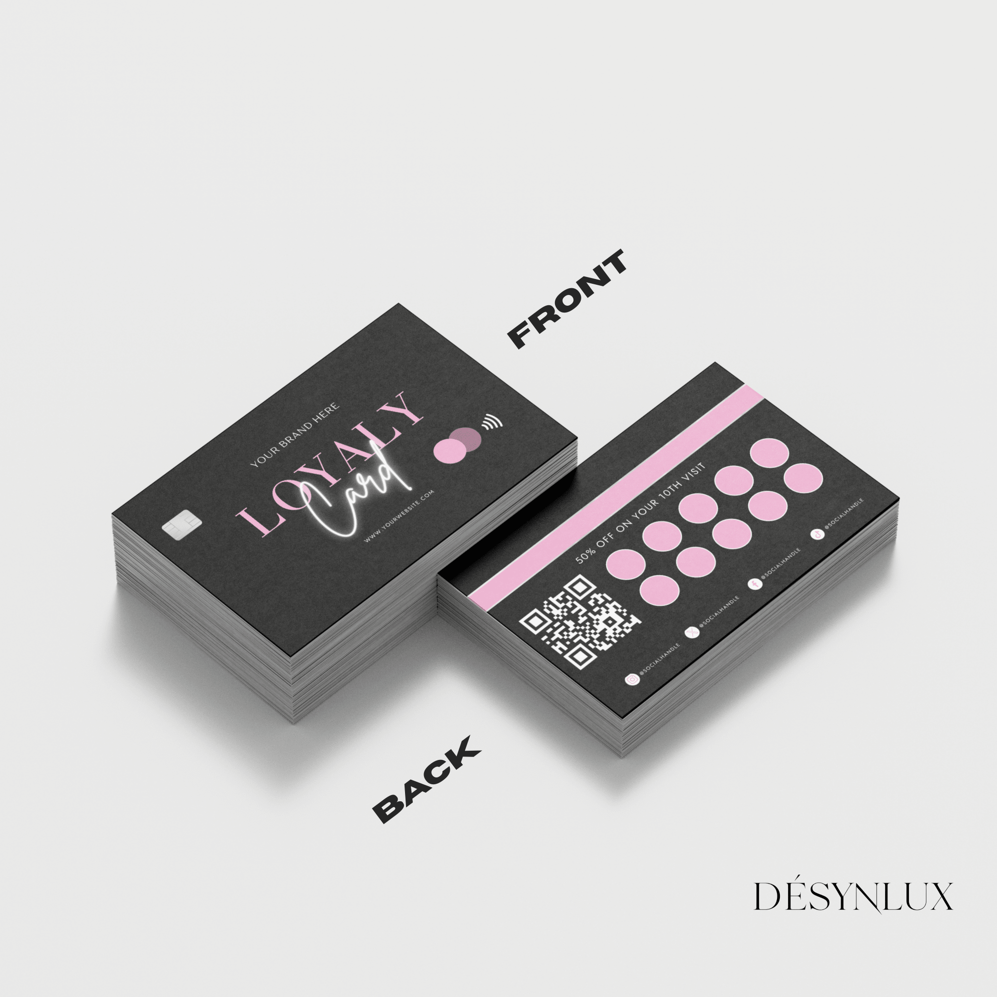 Loyalty Card Template - SHELUXE - DÉSYNLUX