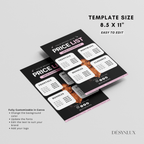 Price List Template - SHELUXE - DÉSYNLUX