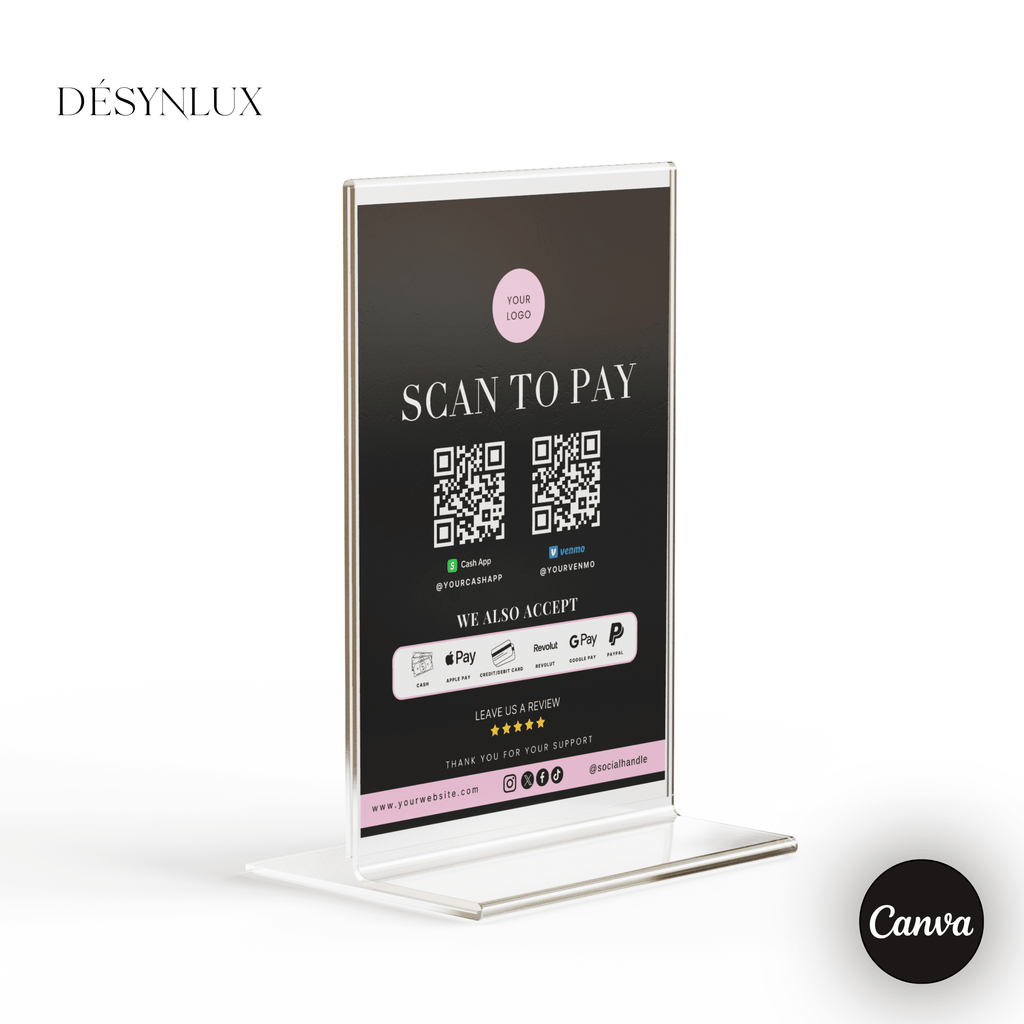 Scan to Pay Template - SHELUXE - DÉSYNLUX
