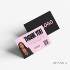 Thank You Card Template - SHELUXE - DÉSYNLUX